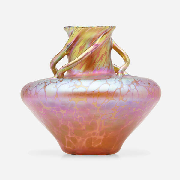 Loetz Ph nomen vase with handles 39ee15
