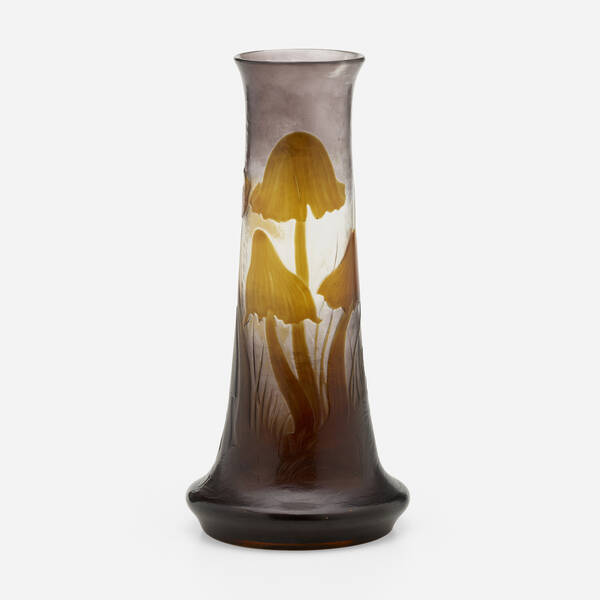  mile Gall Fine vase with mushrooms  39ee35