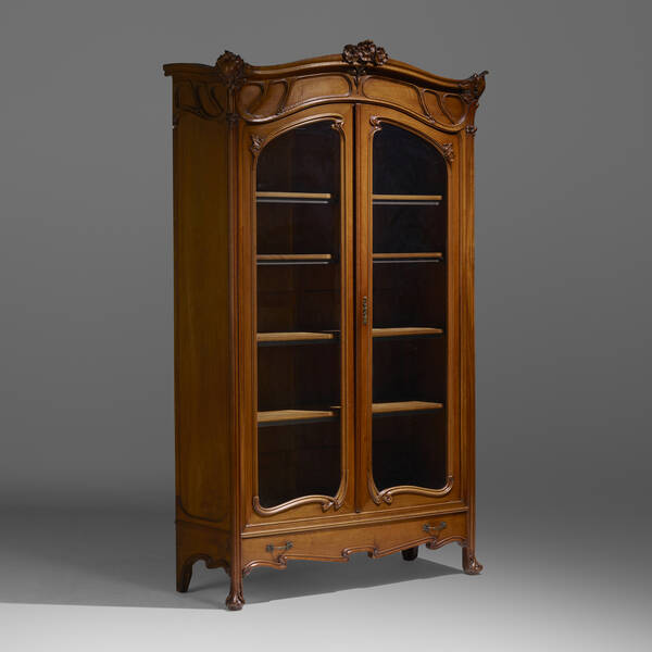 French Art Nouveau. Large cabinet.