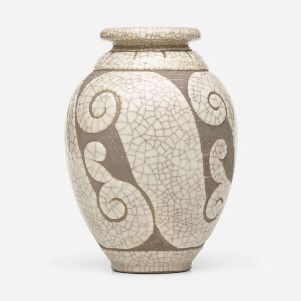 Ren Buthaud Vase c 1930 peau de serpent 39ee7b
