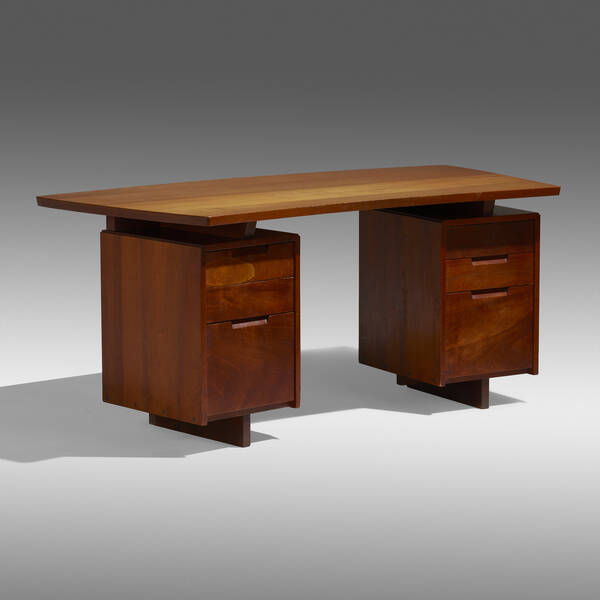 George Nakashima Rare Double Pedestal 39ee97