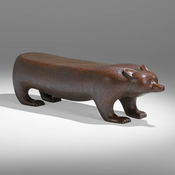 Judy Kensley McKie. Grizzly Bear bench.