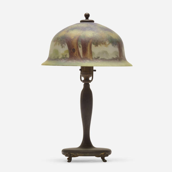 Pairpoint. Scenic boudoir lamp.