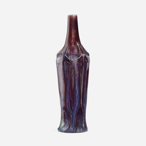 Mougin Vase c 1900 oxblood glazed 39f036