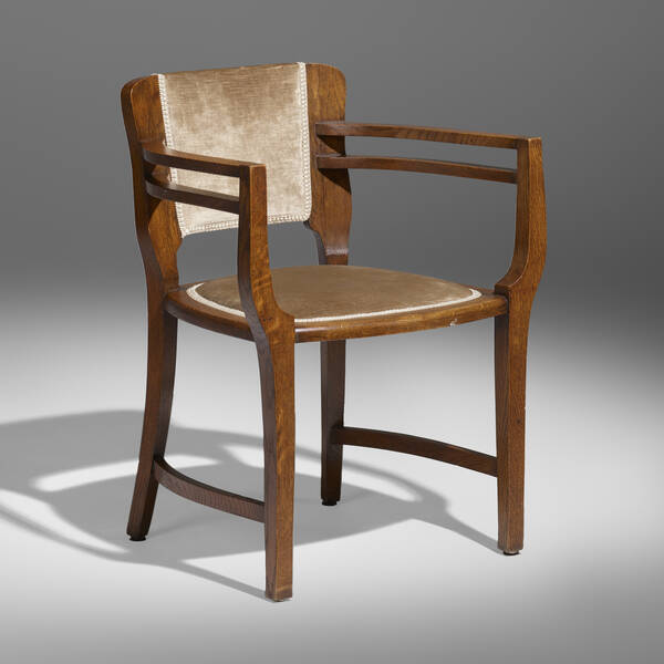 Joseph Maria Olbrich. Rare armchair.