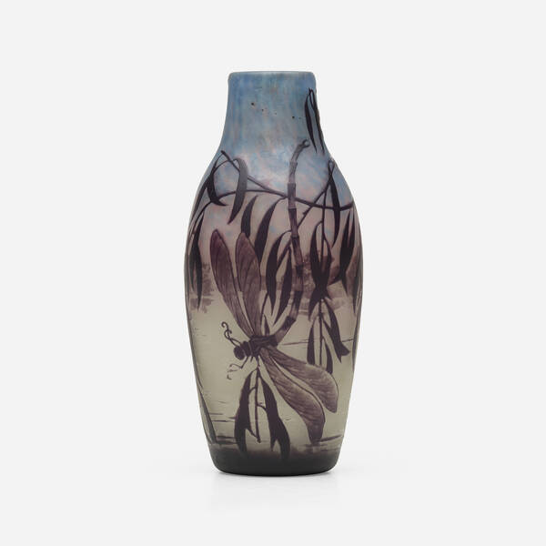 Muller Fr res Vase with dragonfly  39f03a