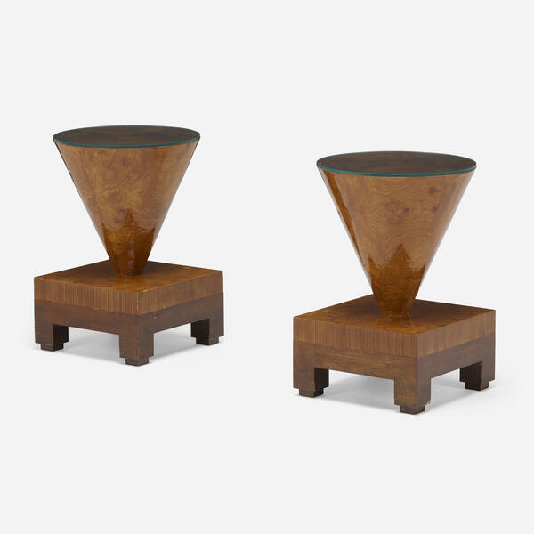 Art Deco Occasional tables pair  39f05b