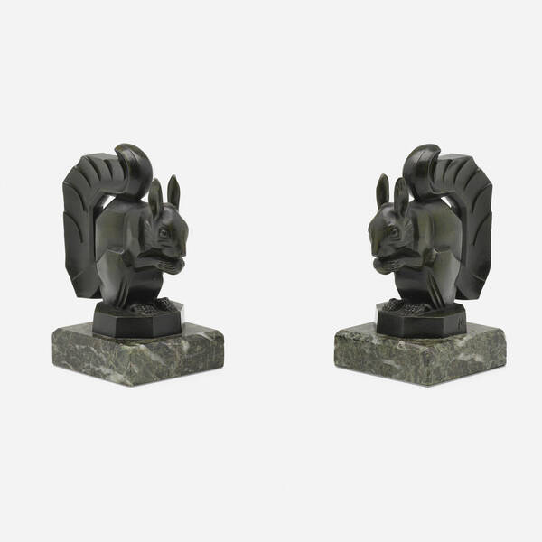 Max Le Verrier Squirrel bookends  39f068