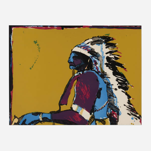 Fritz Scholder 1937–2005. Indian with