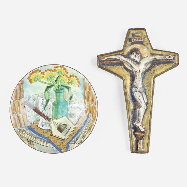 Kathe Berl. Bowl and crucifix.