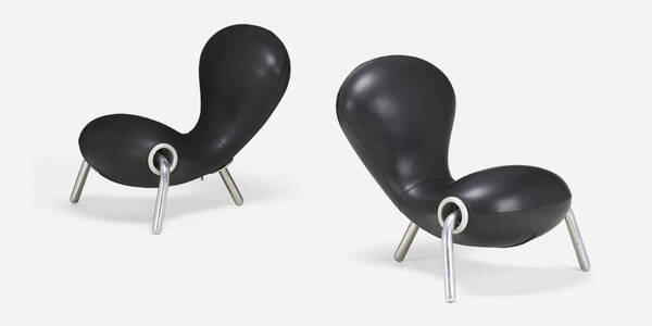 Marc Newson Embryo chairs pair  39f134