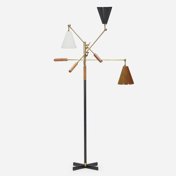 Italian Floor lamp c 1965 brass  39f141