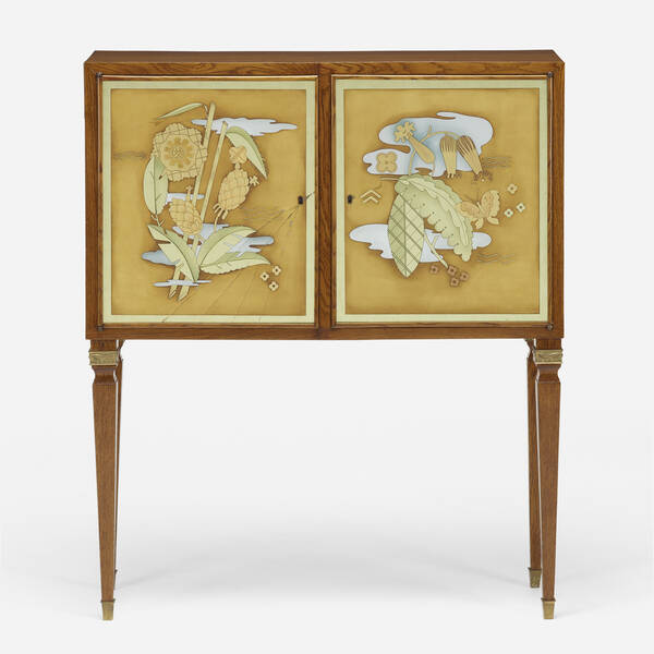 Art Deco Cabinet c 1930 mahogany  39f1a5