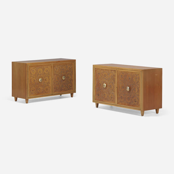 American. Cabinets, pair. c. 1950,