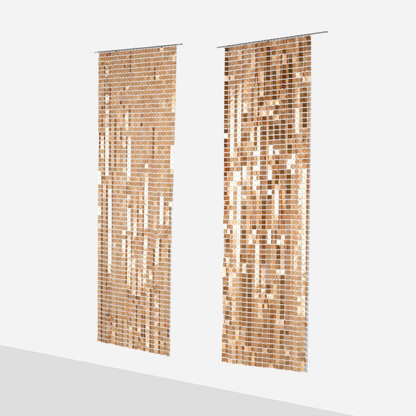 Paco Rabanne. Space curtains, pair.