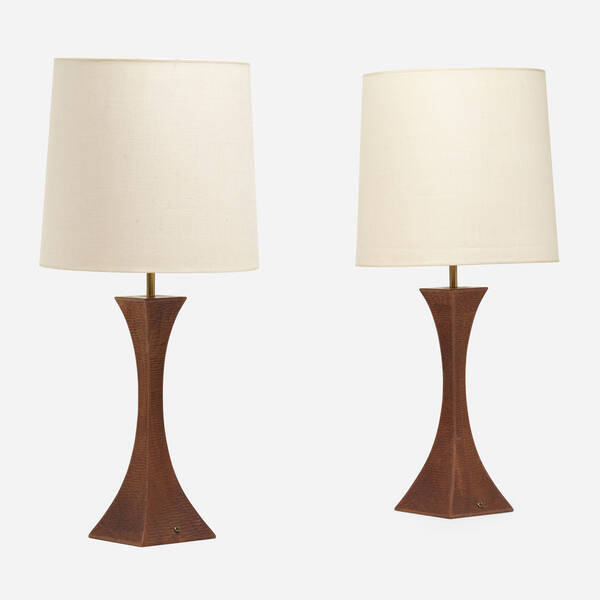 Robert Whitley. Table lamps from