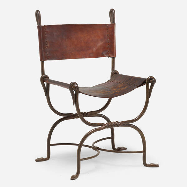 Marcel Coard. Chair. c. 1935, saddle-stitched