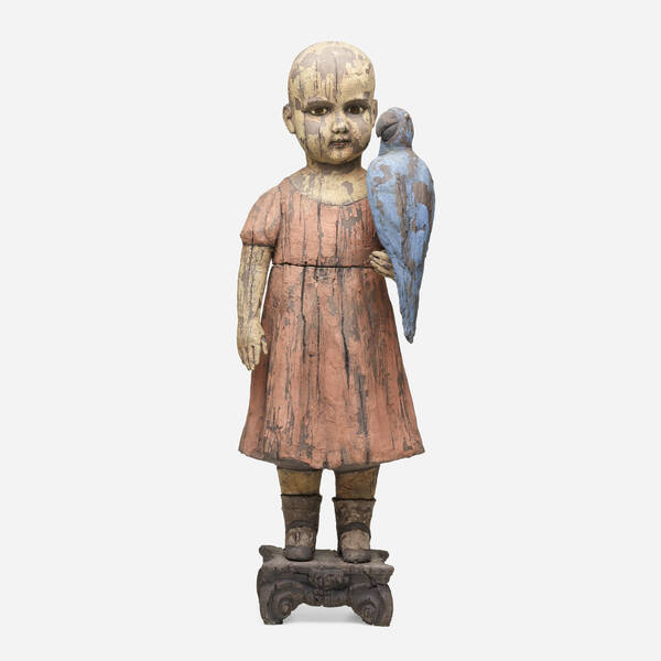 Margaret Keelan. Blue Parrot, Red