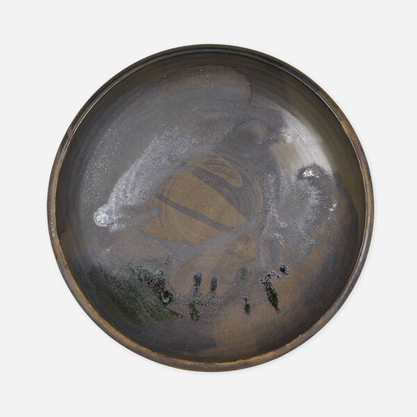 Toshiko Takaezu. Plate. c. 1980,