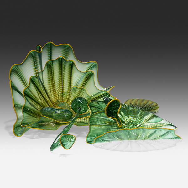 Dale Chihuly Dryad Green Persian 39f39f