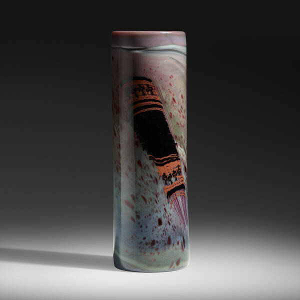 Dale Chihuly. Early Navajo Blanket Cylinder.