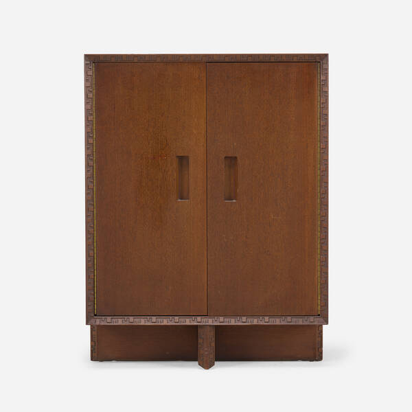 Frank Lloyd Wright. Cabinet. 1955, mahogany.