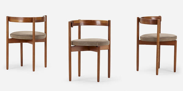 Danish Dining chairs set of three  39f465