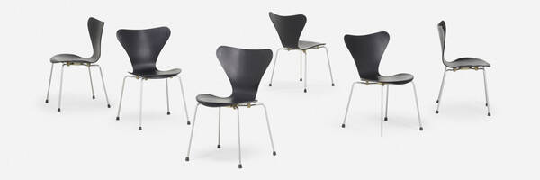 Arne Jacobsen Sevener chairs model 39f47a