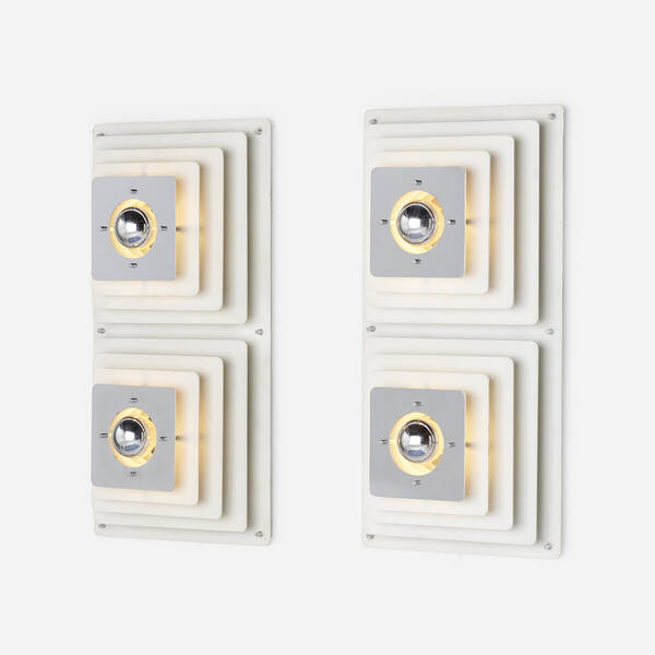 French Sconces pair c 1970  39f494