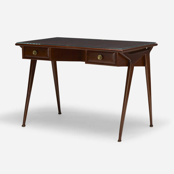 Italian Desk c 1960 rosewood  39f4ad