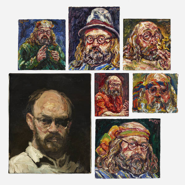 Philip Sherrod b.1935. Self-Portraits