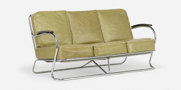 Kem Weber. Davenport settee, model