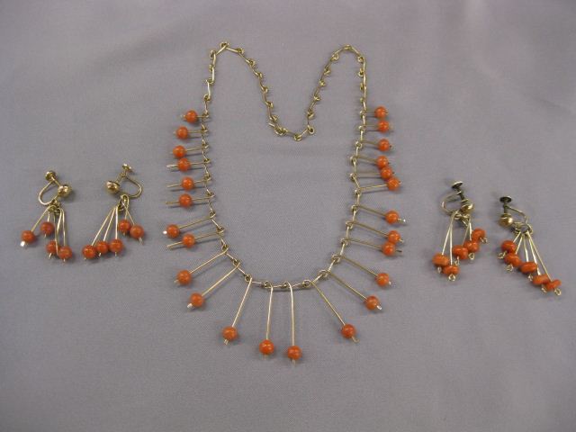 14k Gold Coral Necklaceby Winfred 39f4fd