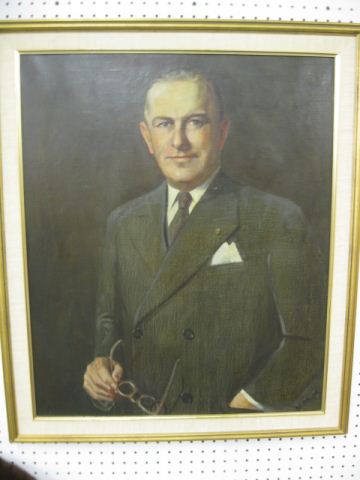 James B. Wharton Oil Portrait ofGentleman