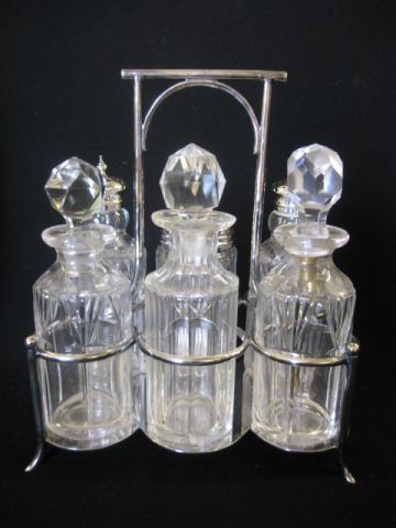 English Silverplate Castor Set