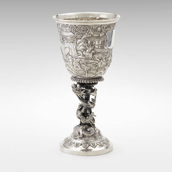 Cum Wo. Chinese export goblet.