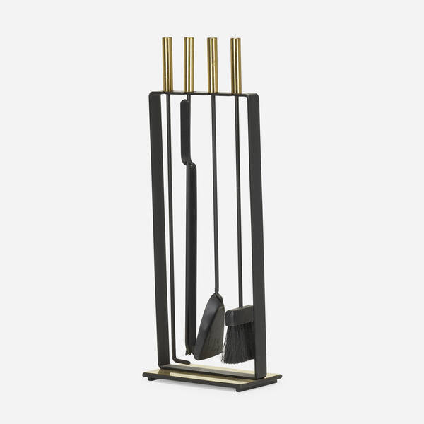 Modern. Fireplace tools from a