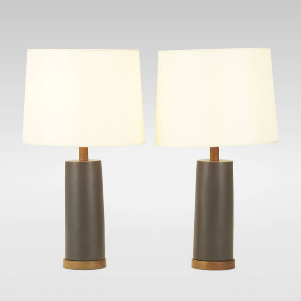 Gordon and Jane Martz. Table lamps from