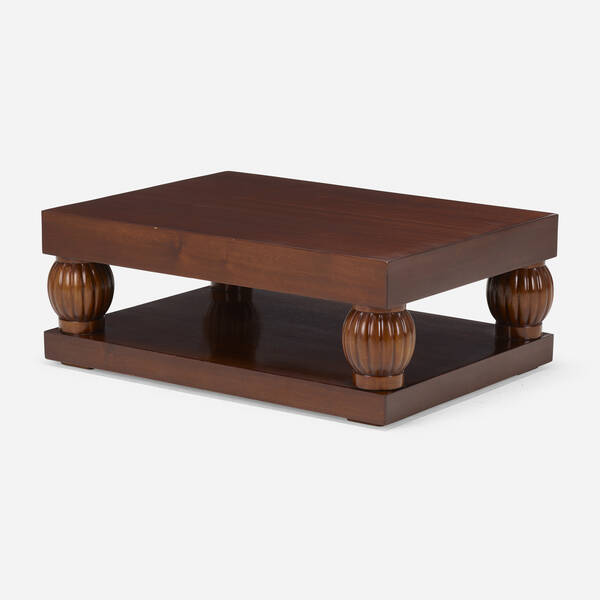 Modern Low table c 1950 mahogany  39f5a0