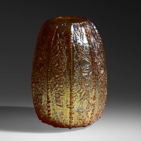Durand Moorish Crackle vase c  39f5b4