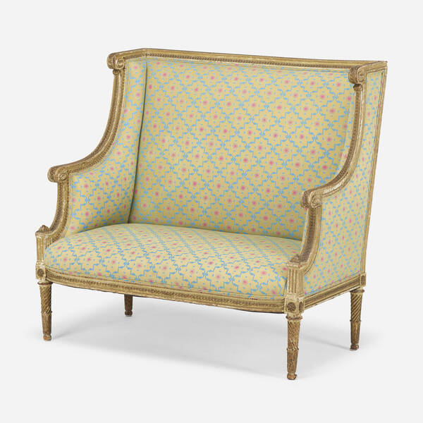 Louis XVI Style Settee early 39f5fc