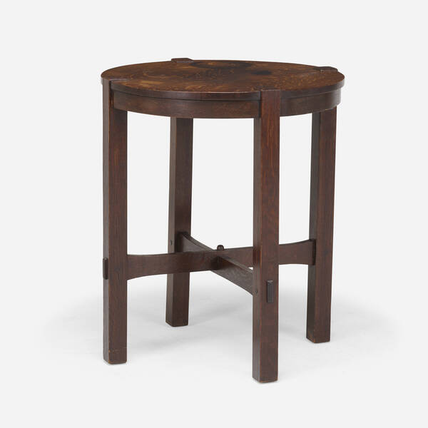 Gustav Stickley. Early lamp table,