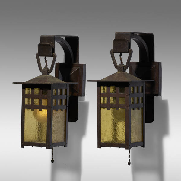 Gustav Stickley. Lanterns model