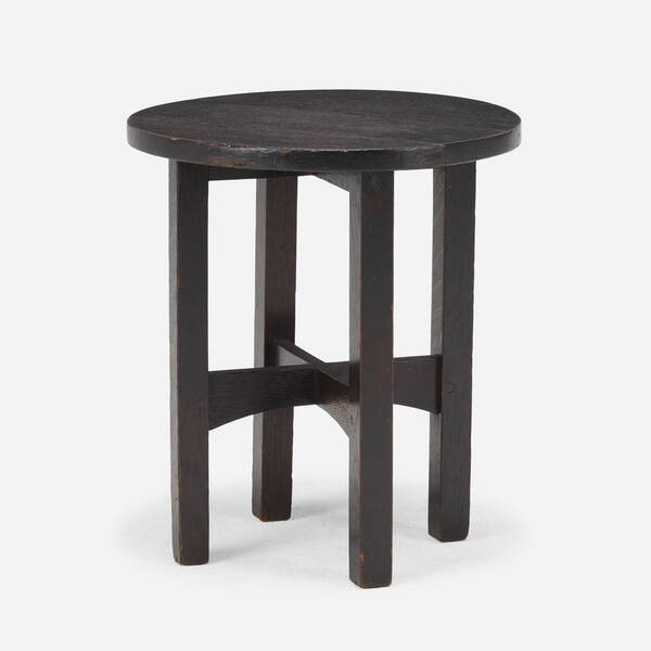 Gustav Stickley. Tabouret, model