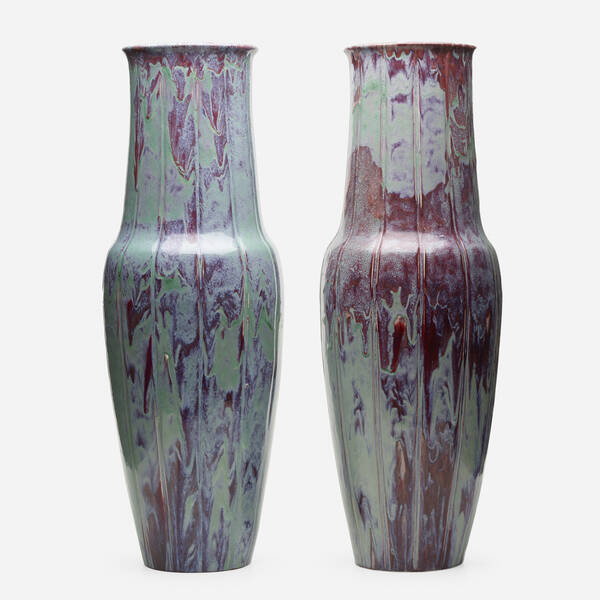 Ernest Chaplet. Monumental vases,