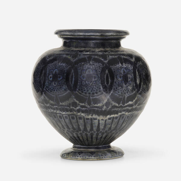 Emile Decoeur Vase c 1915 glazed 39f753