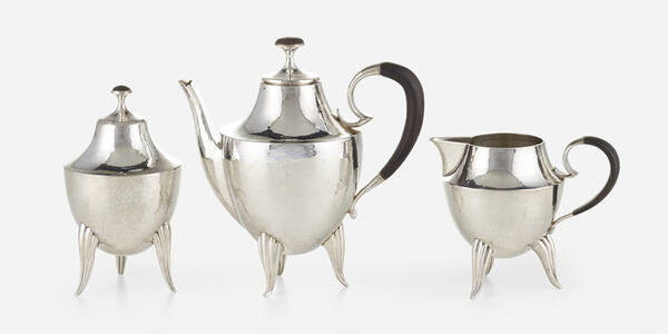 Josef Hoffmann. Three-piece tea