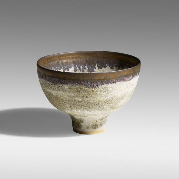 Lucie Rie. Bowl. c. 1981, volcanic