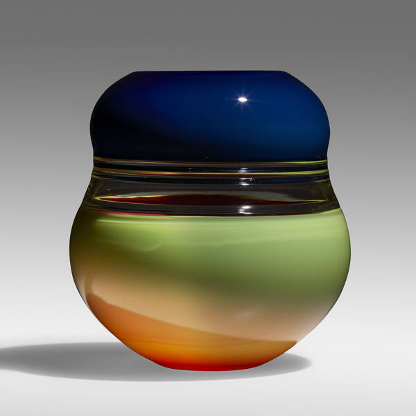 Sonja Blomdahl. Vase. 1990, hand-blown