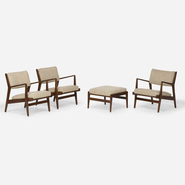Jens Risom Lounge chairs model 39f91b